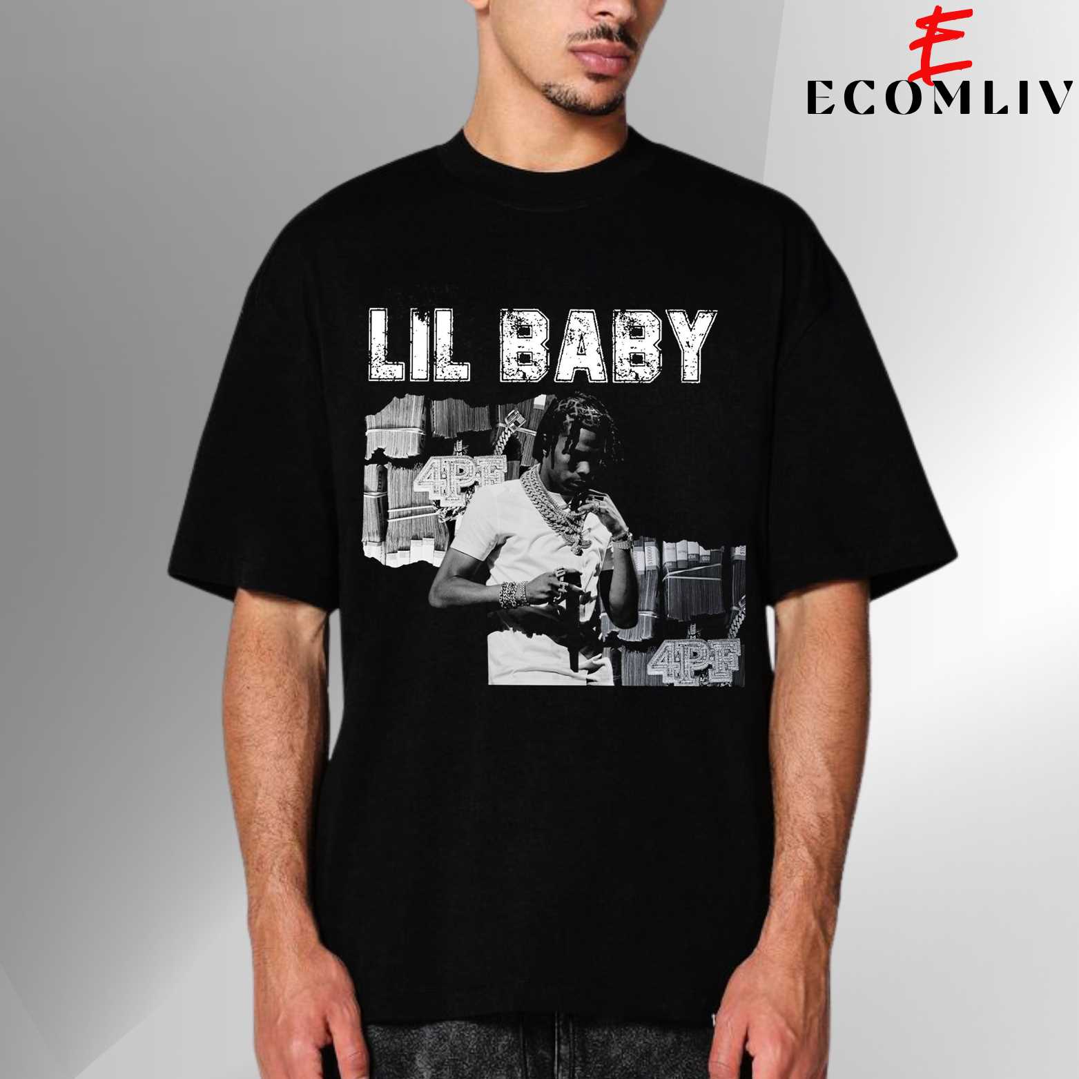 Vintage Lil Baby T-Shirt, Bootleg Hip Hop T-Shirt, Lil Baby Homage 90s Graphic Tee